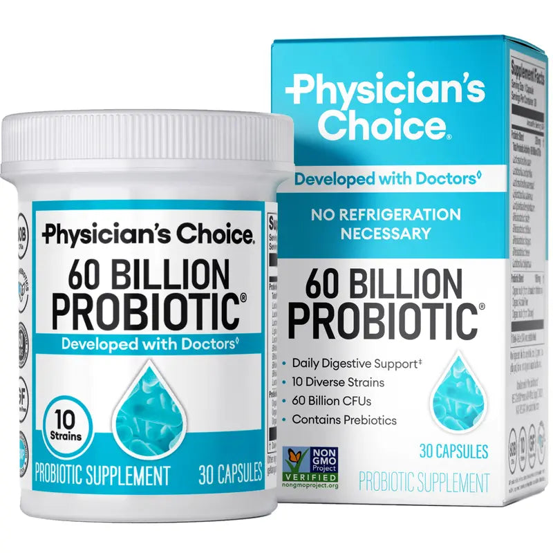 Probiotics 60 Billion CFU - 30 Count - 1 Bottle
